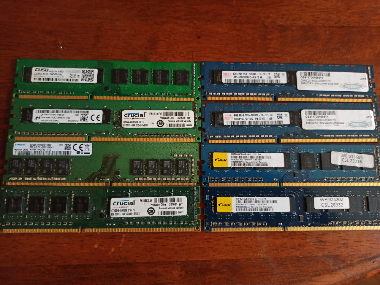 PC Ram DDR3 8GB