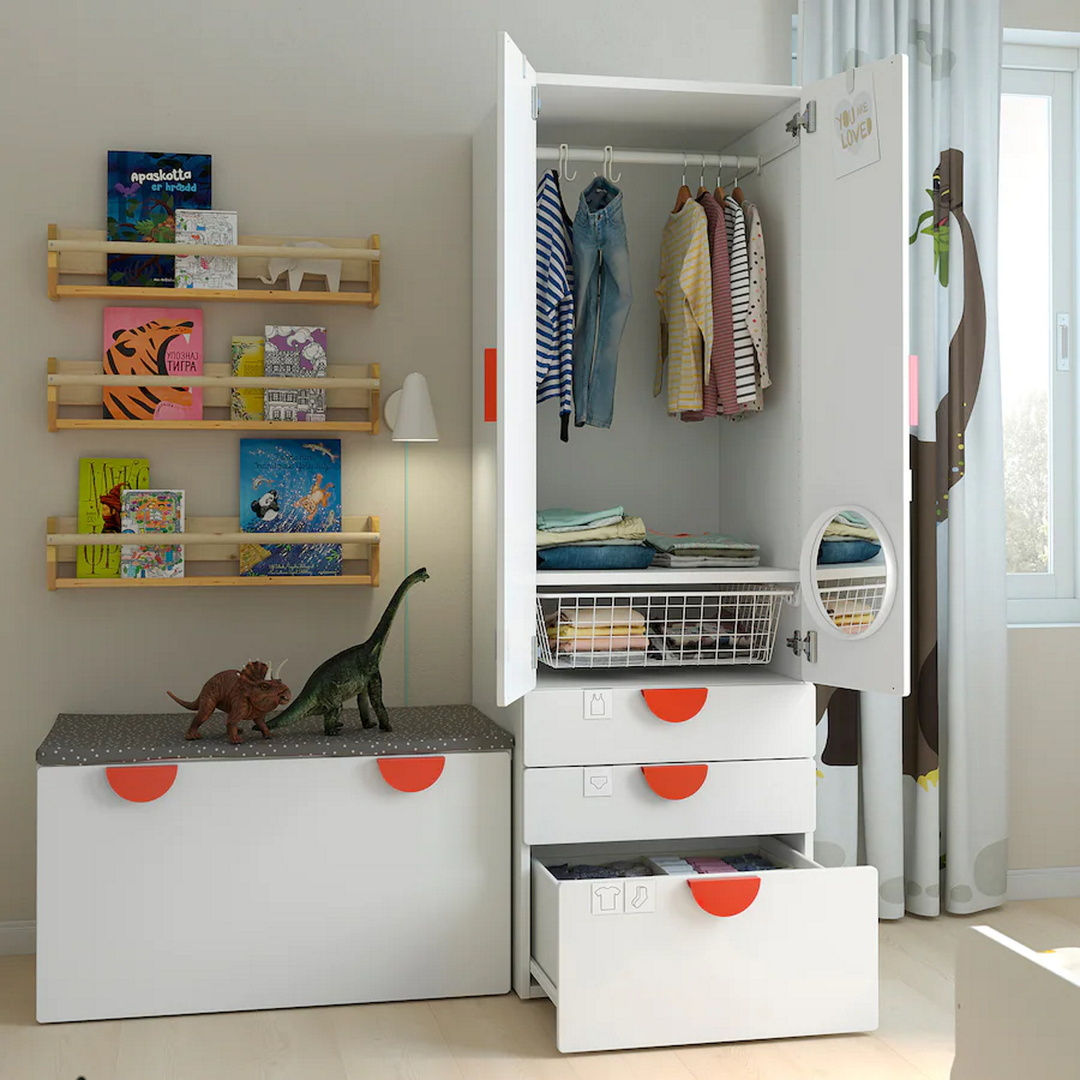 Set dulap + comodă pentru copii Ikea фото 1