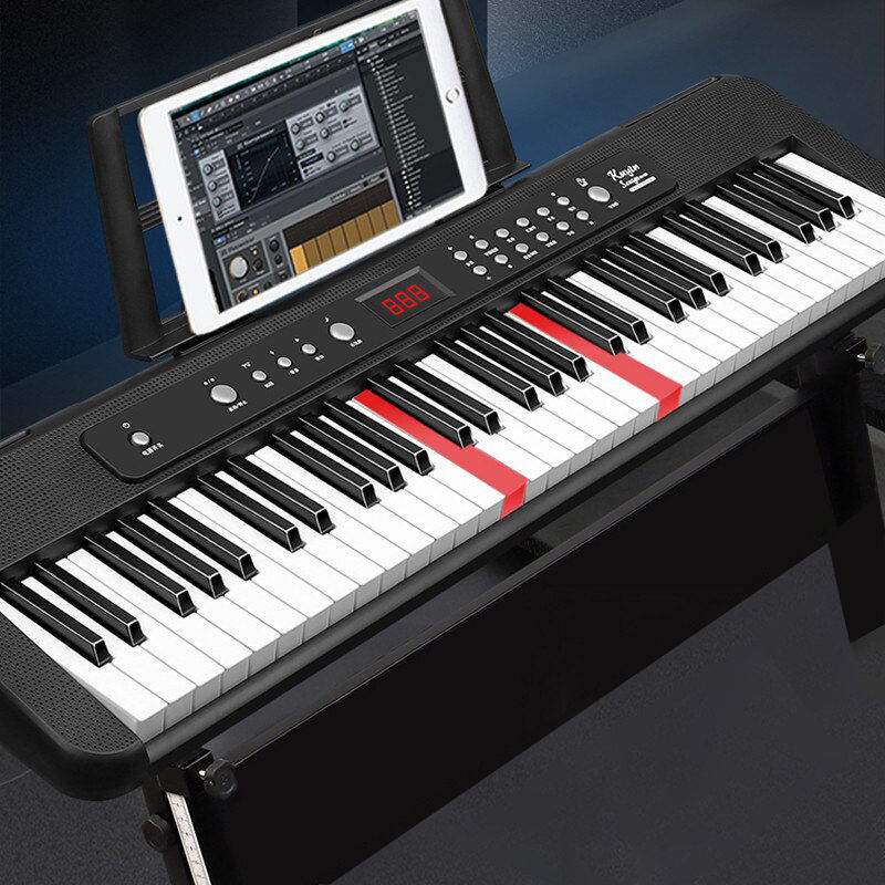 Синтезатор bd-680d с подсветкой клавиш для обучения, новые, гарантия, кредит, бесплатная доставка foto 0