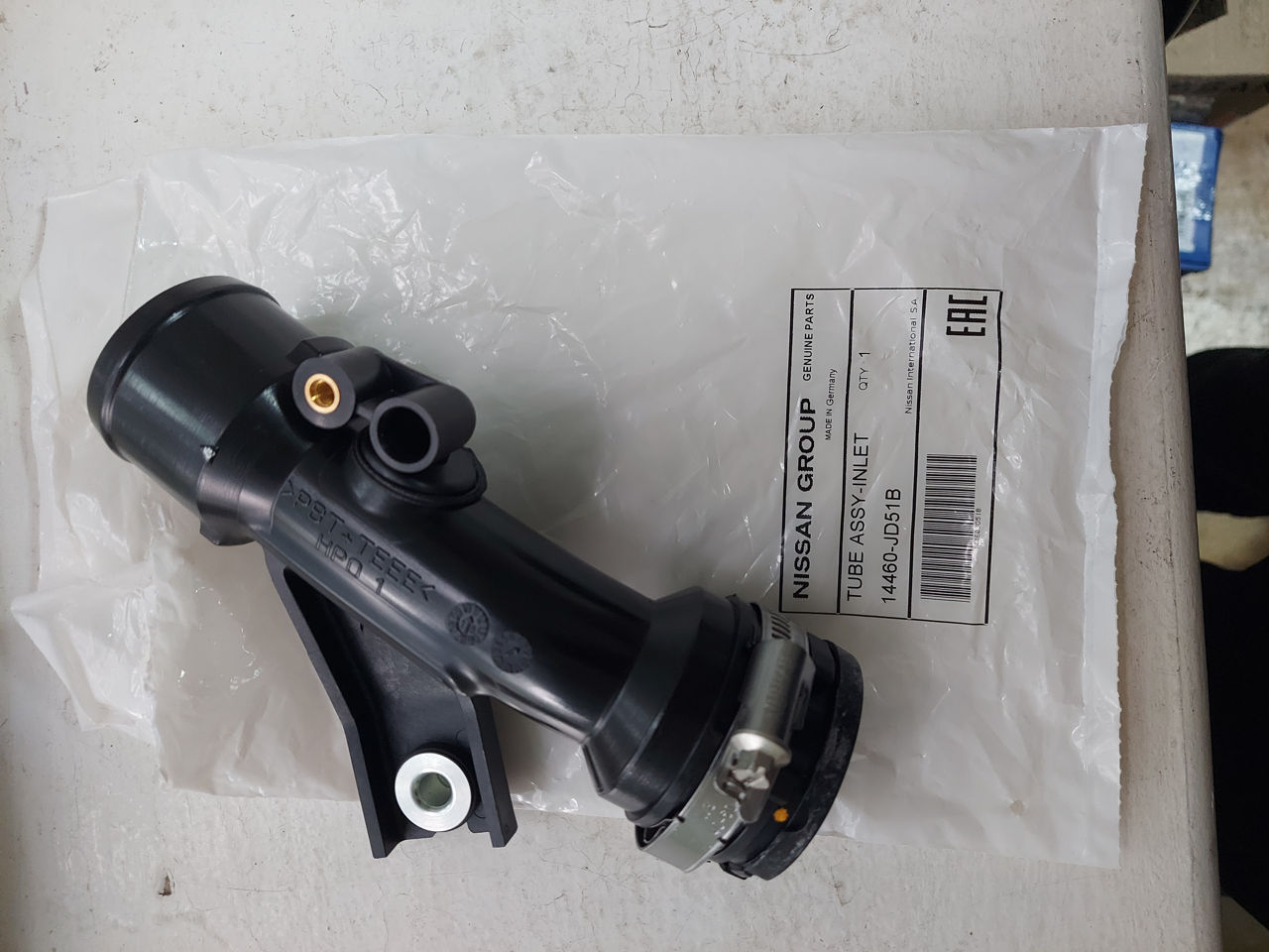 Патрубок турбины Nissan Qashqai 1.5dCi 10- фото 3