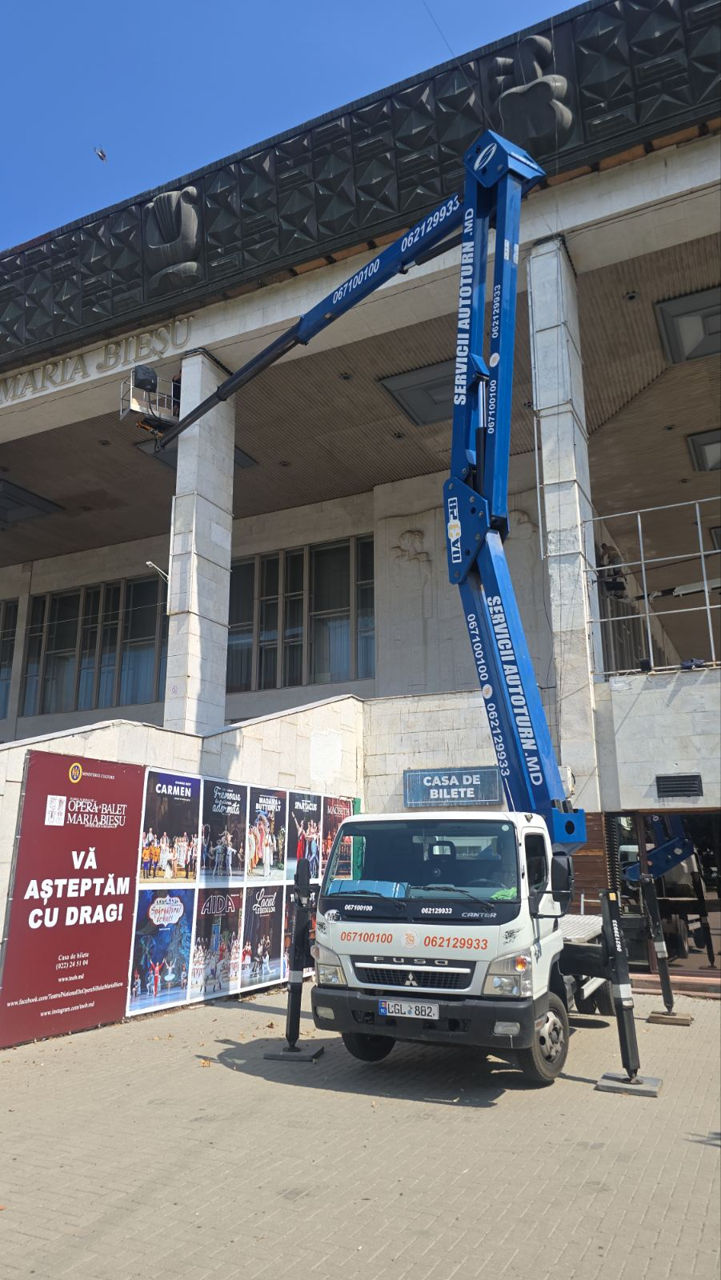 Servicii autoturn (вышка) Chirie pe ora  in Chisinau 28 metri фото 19