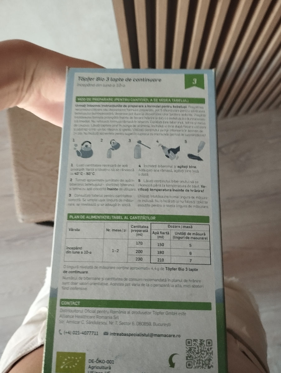 Lapte praf pentru bebeluși  foto 2