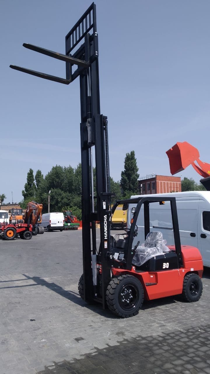В наличии Вилочный Погрузчик Hangcha CPCD30-AG2 3т , диз., мачта 4.5м триплекс ,Side shift foto 4
