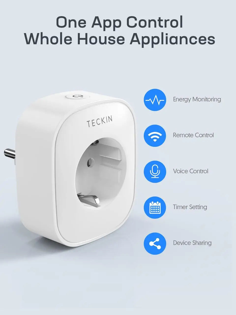 Новые Смарт-розетка Smart Plug Teckin SP22 WiFi (2 шт.) / Priză inteligentă 2 buc фото 6