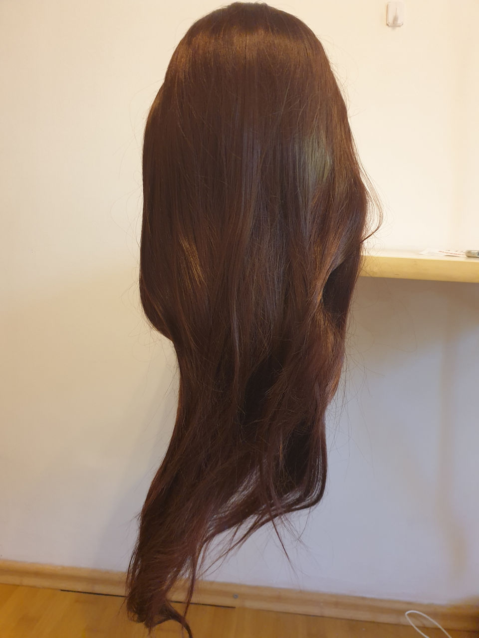 Cap pentru practica, blond auriu/saten, manechin, pupeta exersat coafuri foto 2