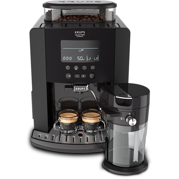 Espressor automat krups arabica latte ea819e10, 1.7l, 1450w, 15 bar, negru. promo! foto 1