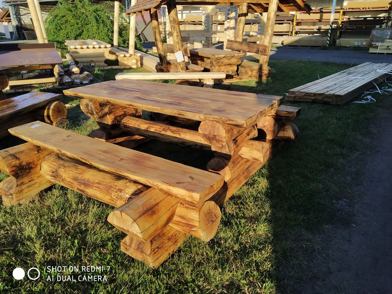 Leagane, foișoare, mese din lemn rustic . Качели беседки столы массива рустик . фото 9
