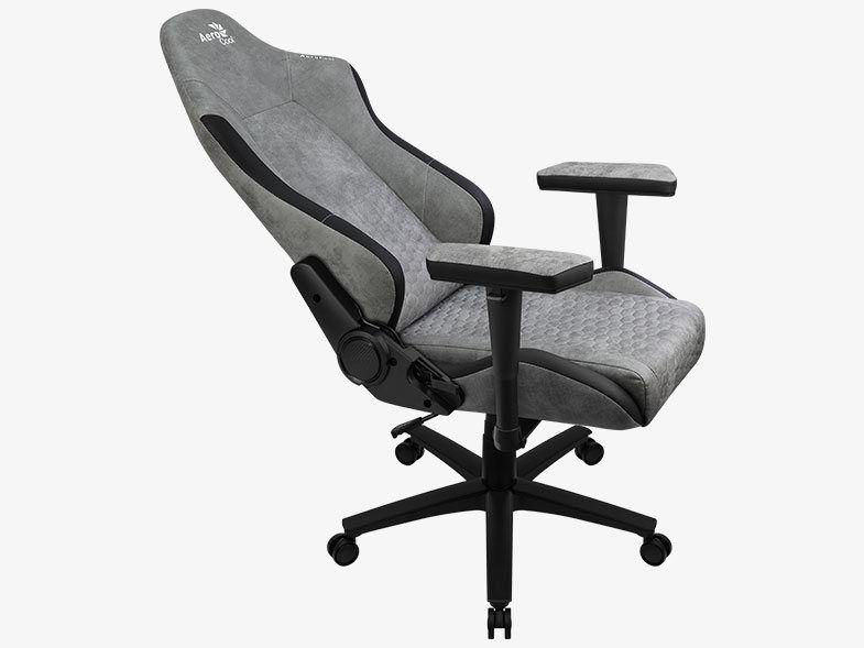 Gaming Chair Aerocool Crown Aerosuede Steel Blue, User Max Load Up To 150Kg / Height 170-190Cm foto 5