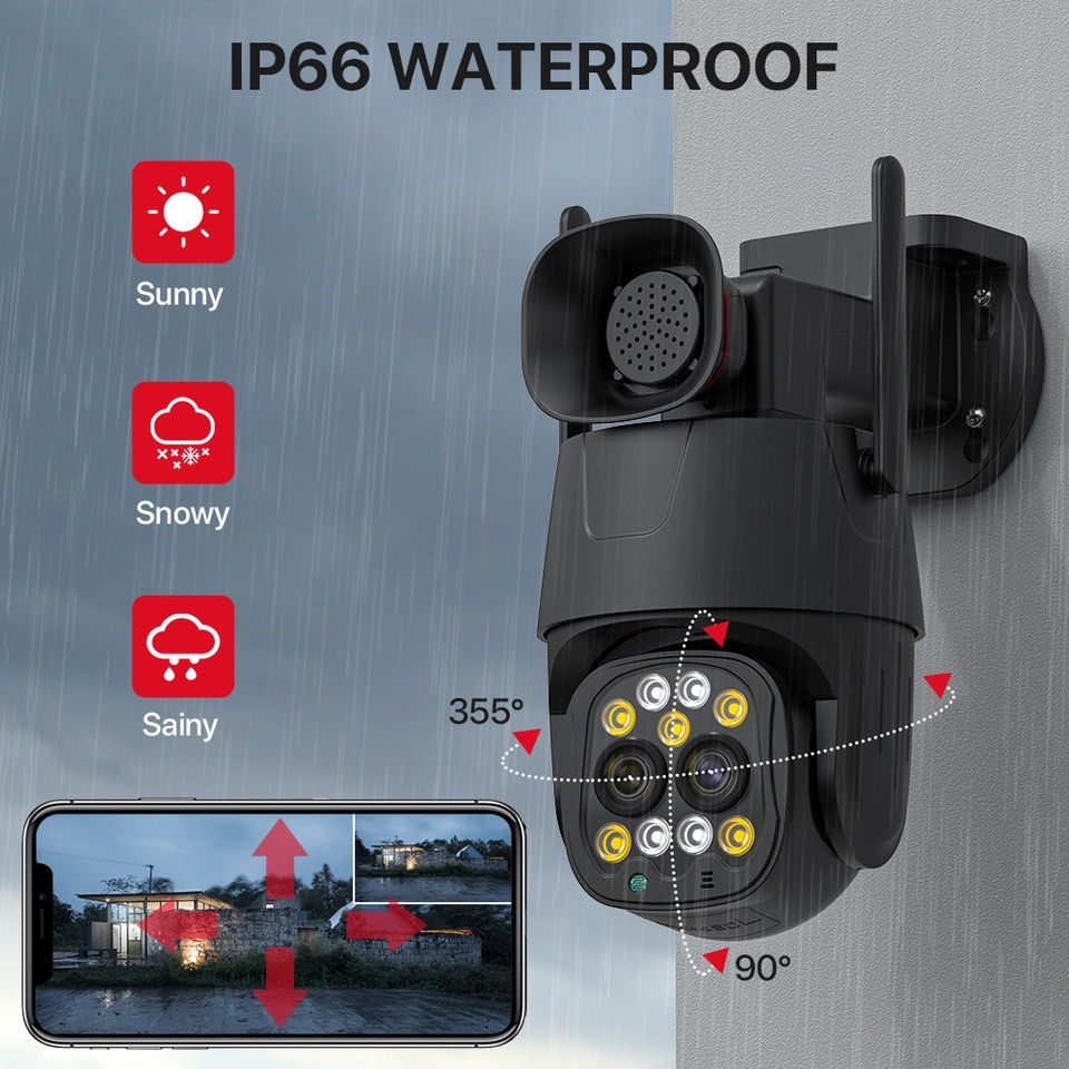 Camera de supraveghere 4G, cu cartela sim, CamHipro 5MP/8MP foto 8