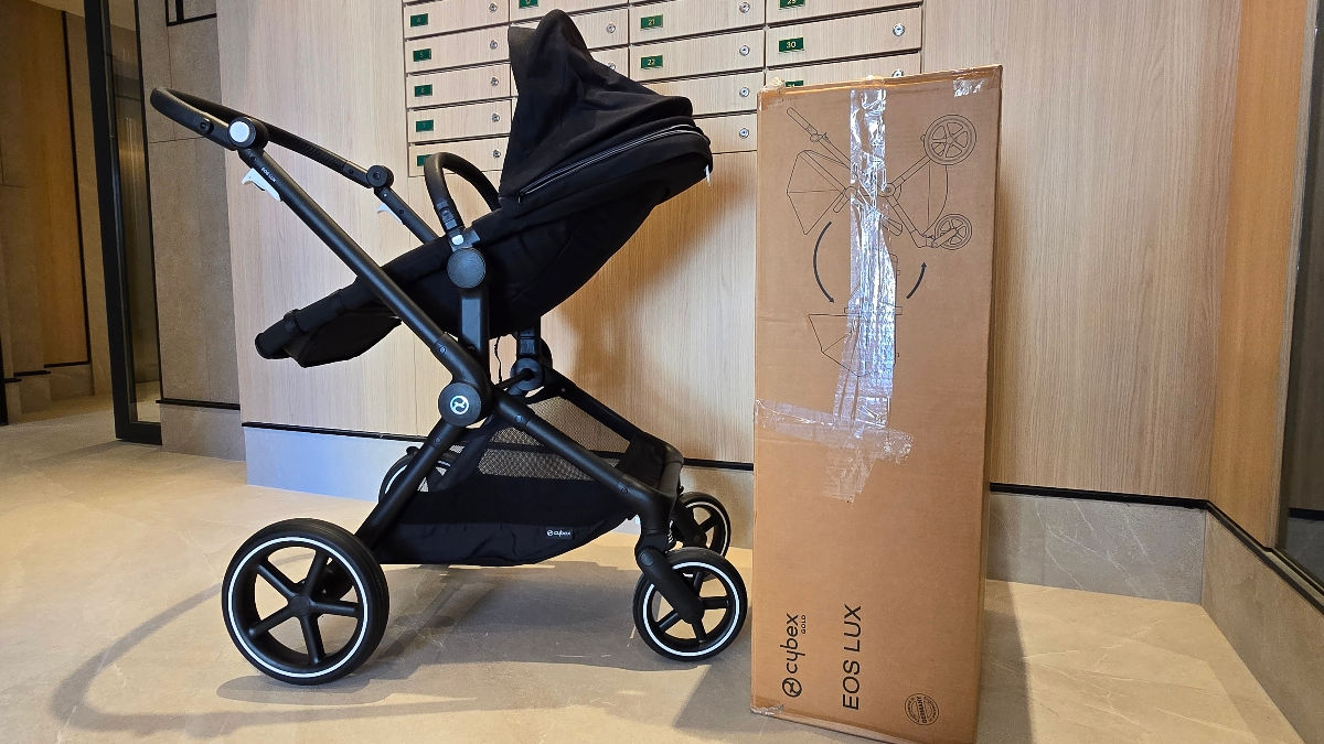 Carucior 2 in 1 Cybex Gold EOS LUX Moon Black foto 6