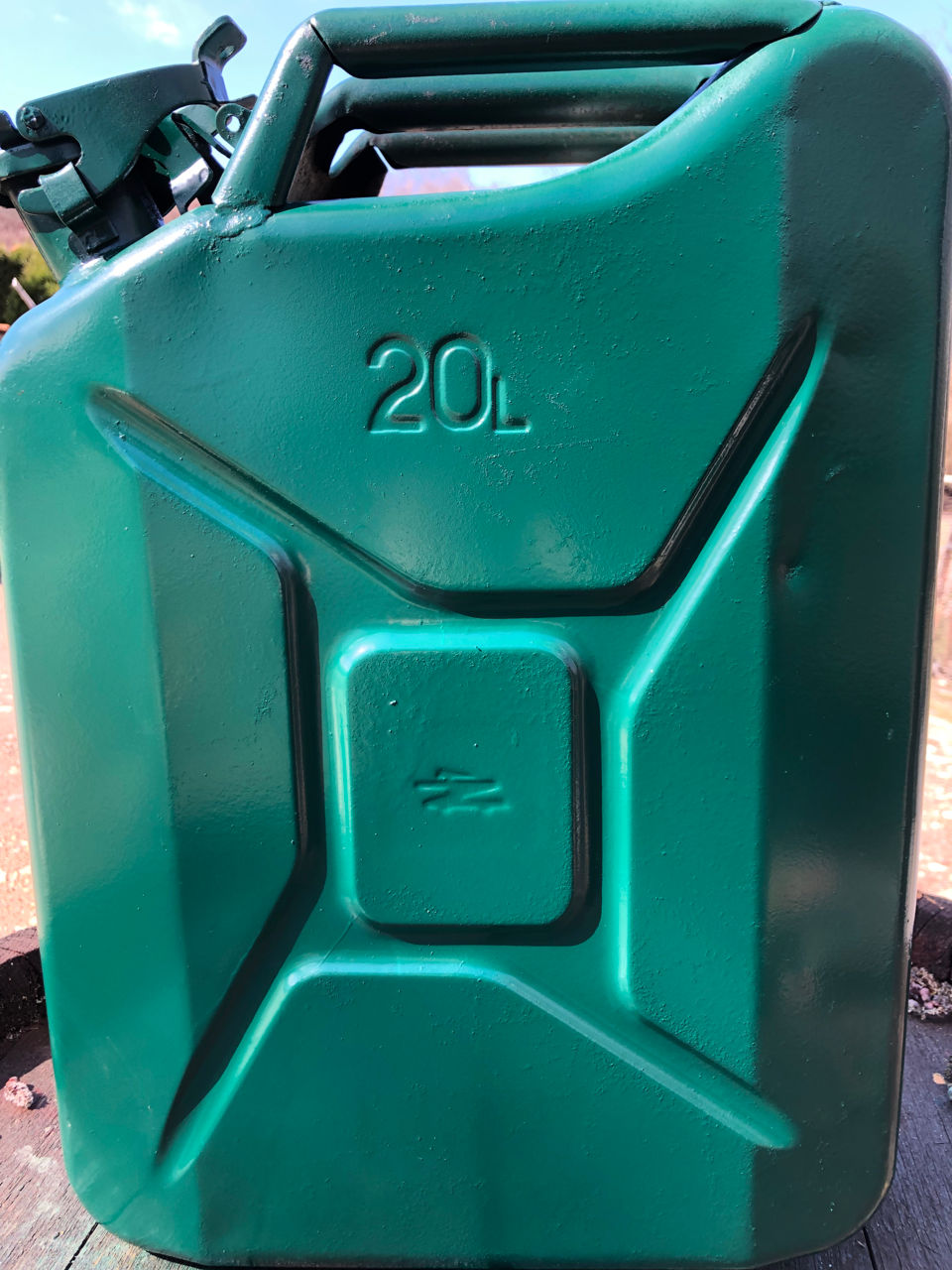 Canistra aluminiu 40liti metal 20 litr foto 2