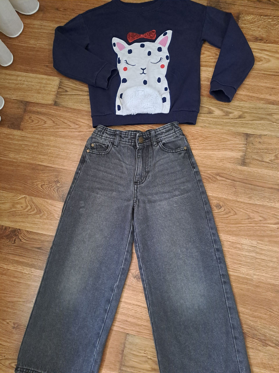 Blugi 7 ani oversize foto 0