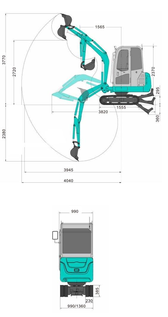 incarcator SWL 2820 excavator SWE 20F foto 11