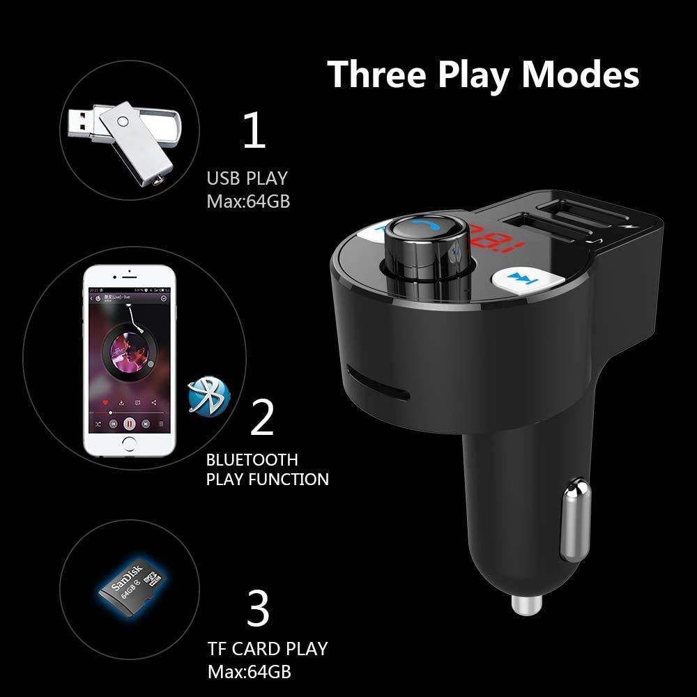 Auto FM Transmitter Bluetooth MP3, Bluetooth adapter. FM модулятор