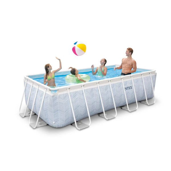 Piscina 400 x200 x 100 cm, 6836 L, cadru metalic+ pompa+ scara - livrare, credit !!! foto 1
