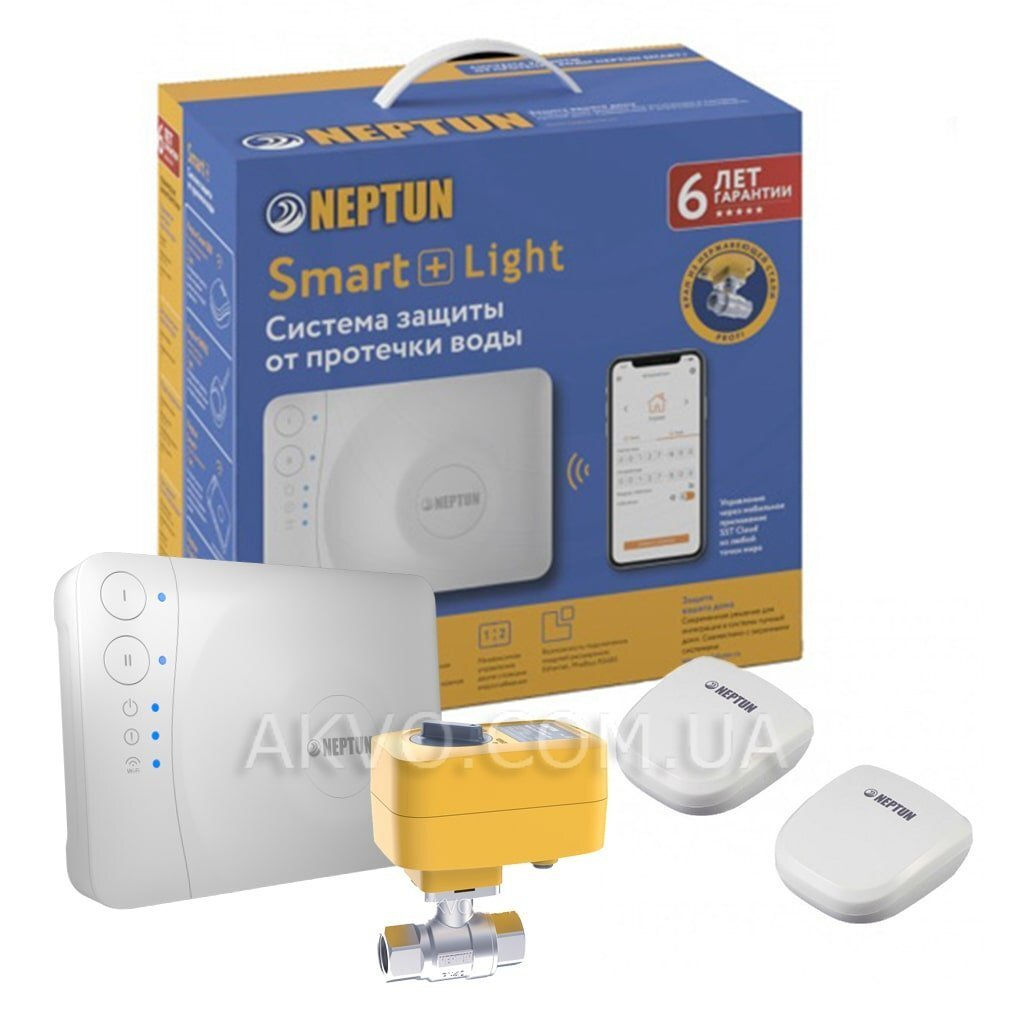 Sistem de protecție împotriva scurgerilor de apa neptun profi smart+ 3/4 foto 0