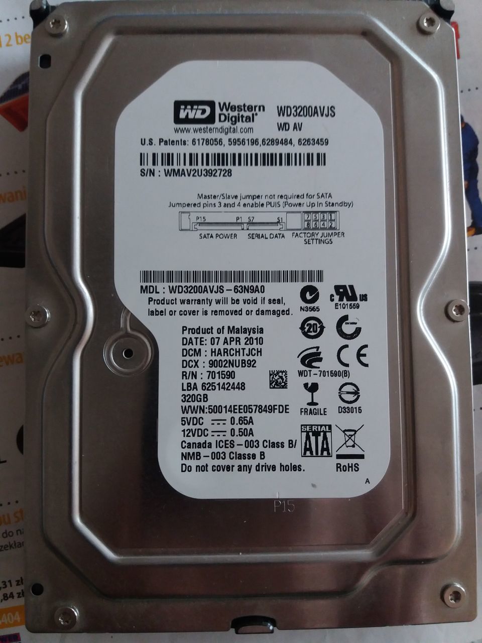 Жесткие диски для ПК и для ноутбука, Hdd , 250, 320, 500, 750, 1500 GB ...