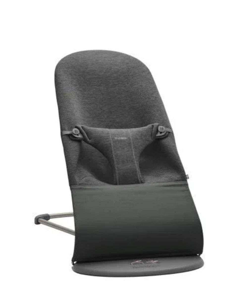 Шезлонг BabyBjorn Bliss Charcoal Grey фото 0