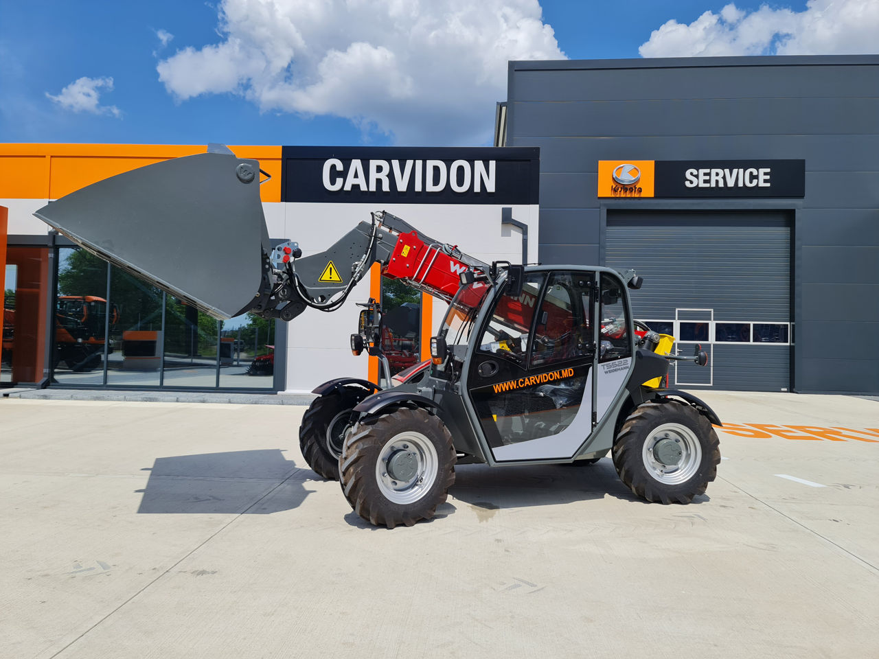 Телескопический погрузчик Weidemann T5522 foto 7