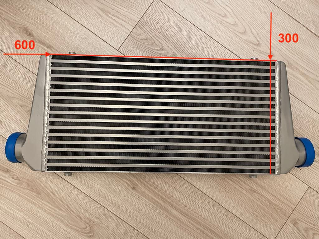 Intercooler Turbo Works 600mm x 300mm x 76mm x 76mm foto 0