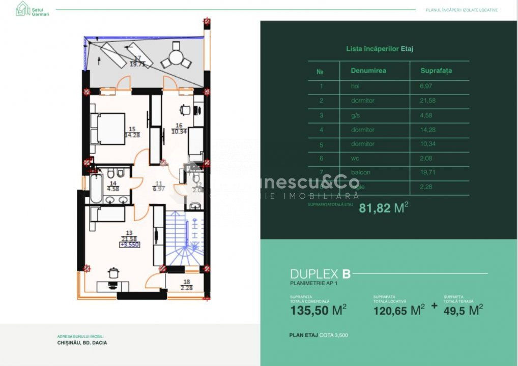 Duplex modern în complexul Satul German. foto 5