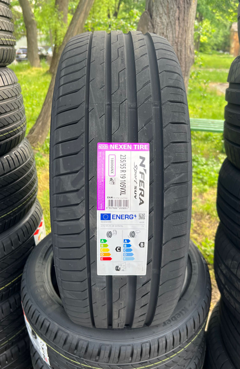 2 шины/ 2 anvelope 235/55 R19 Nexen N`fera Sport Suv/ Доставка, livrare toata Moldova 2024 foto 0