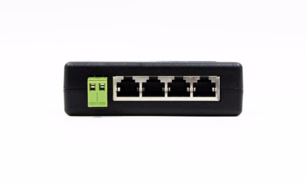 POE инжектор 4 порта для Ip-камер видеонаблюдения питания через Ethernet