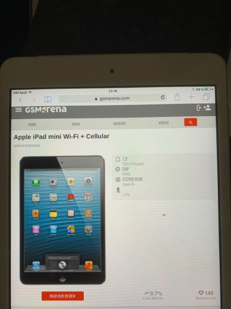 iPad mini Model A1455 foto 4
