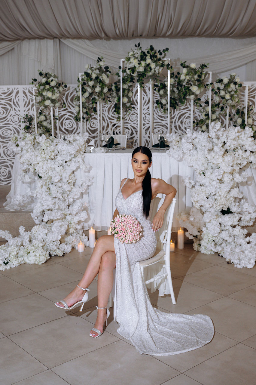 Rochie de mireasă PrivatoDress – mărimea S-M – potrivită și pentru gravide foto 0