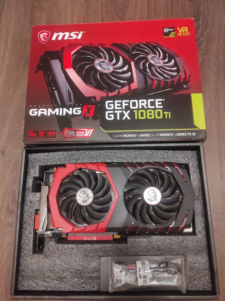 Продам geforce gtx 1080 ti gaming x 11g foto 0