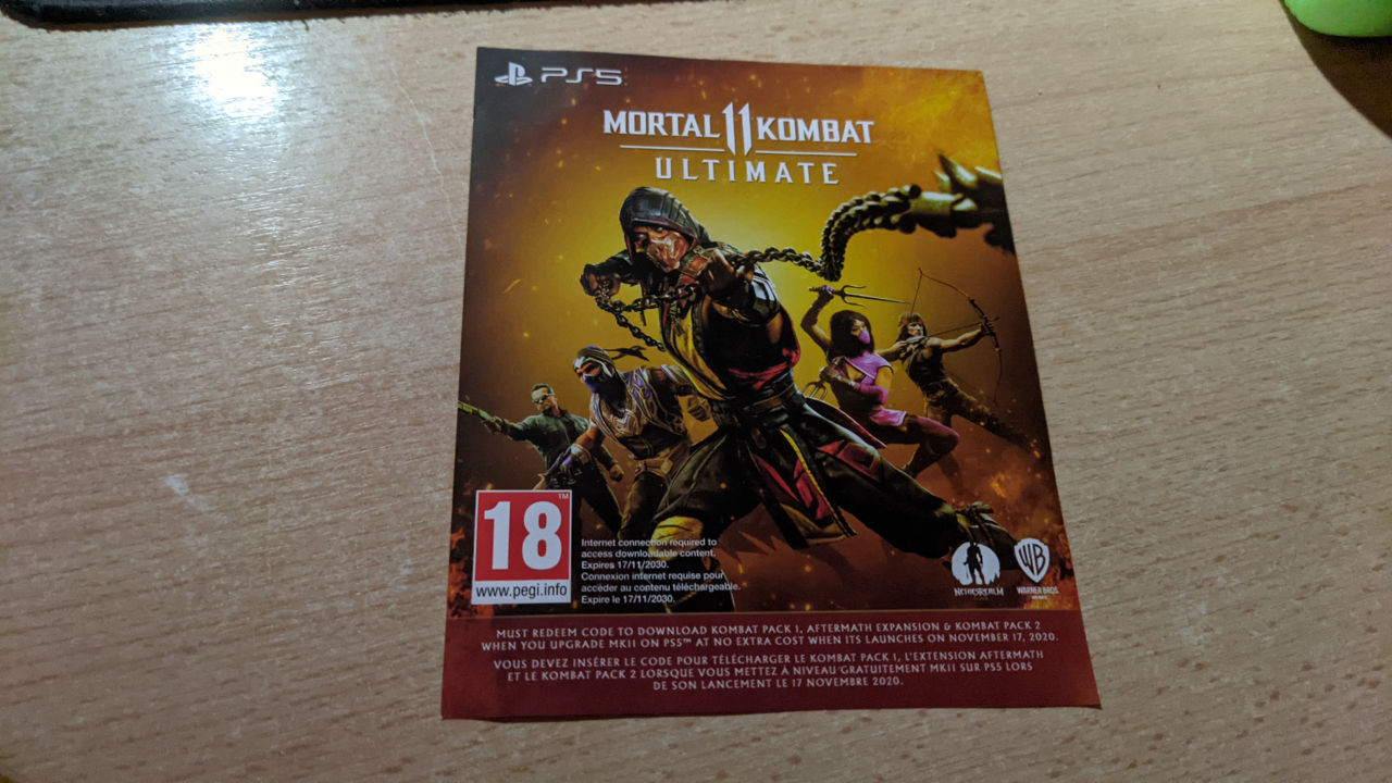 Mortal Kombat 11 Ultimate DLC Update to PS5