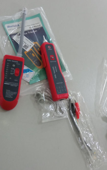 Тестер для кабеля Ethernet LAN проводов RJ45 RJ-11 foto 7
