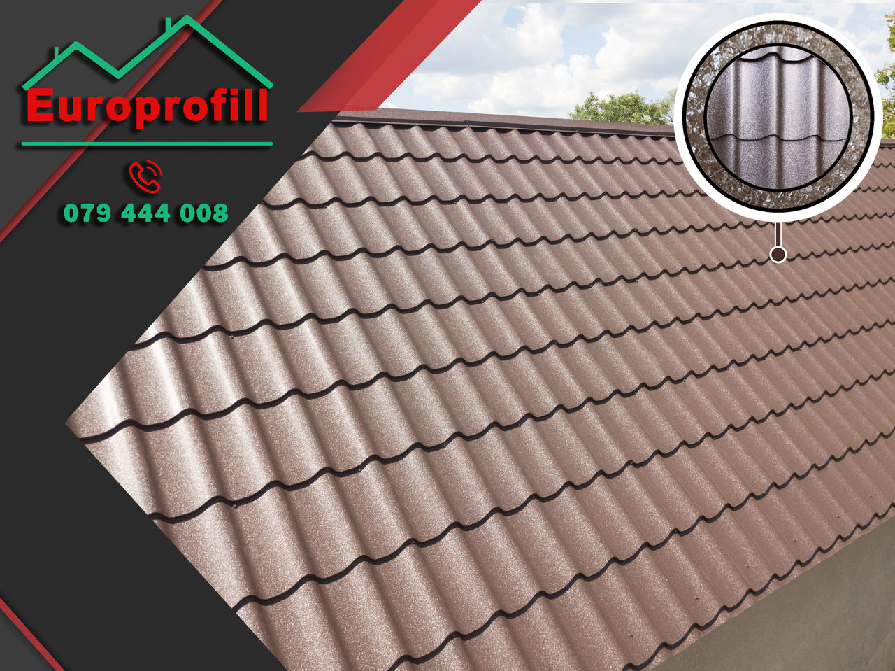 Europrofill  металлочерепица и профнастил от производителя!!! foto 17
