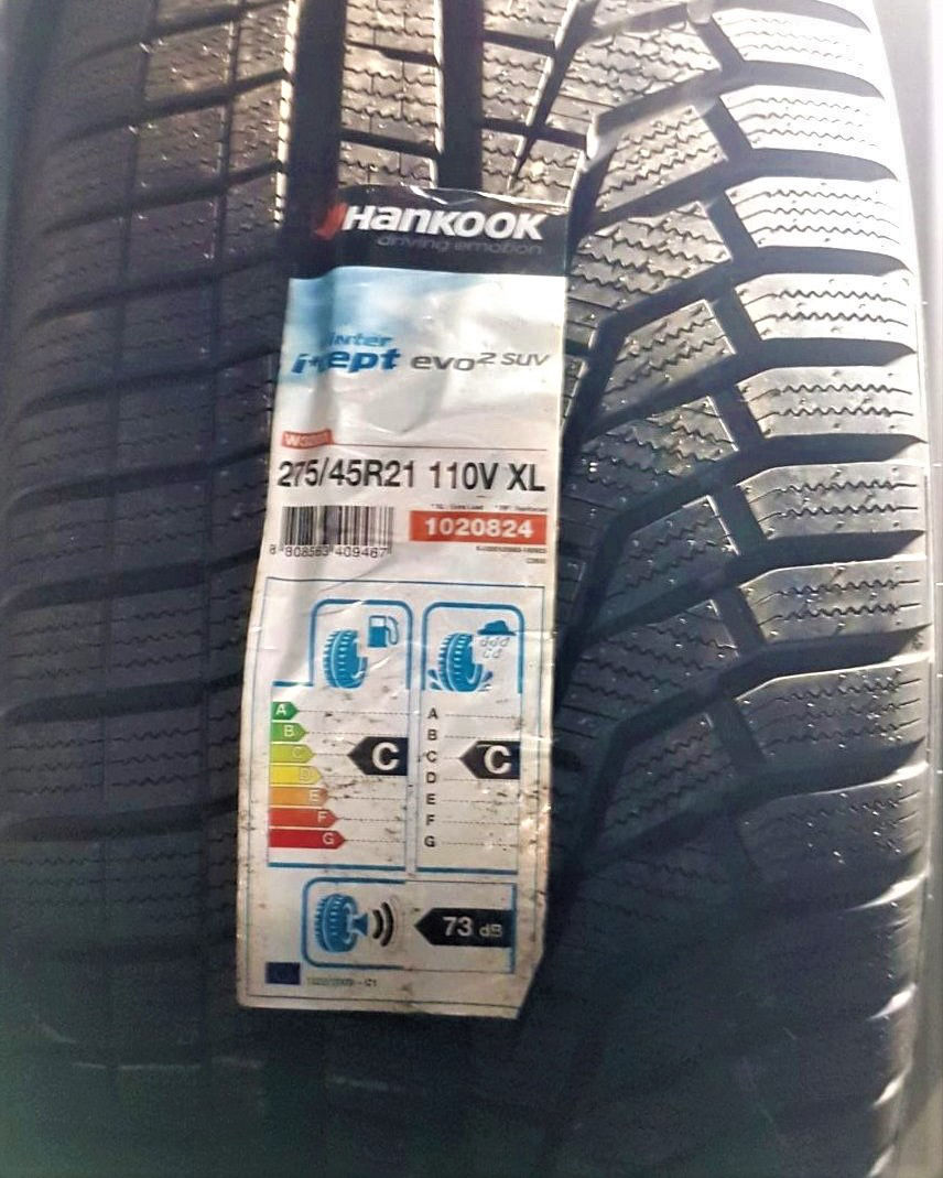 R21 275/45 Зимние шины Hankook