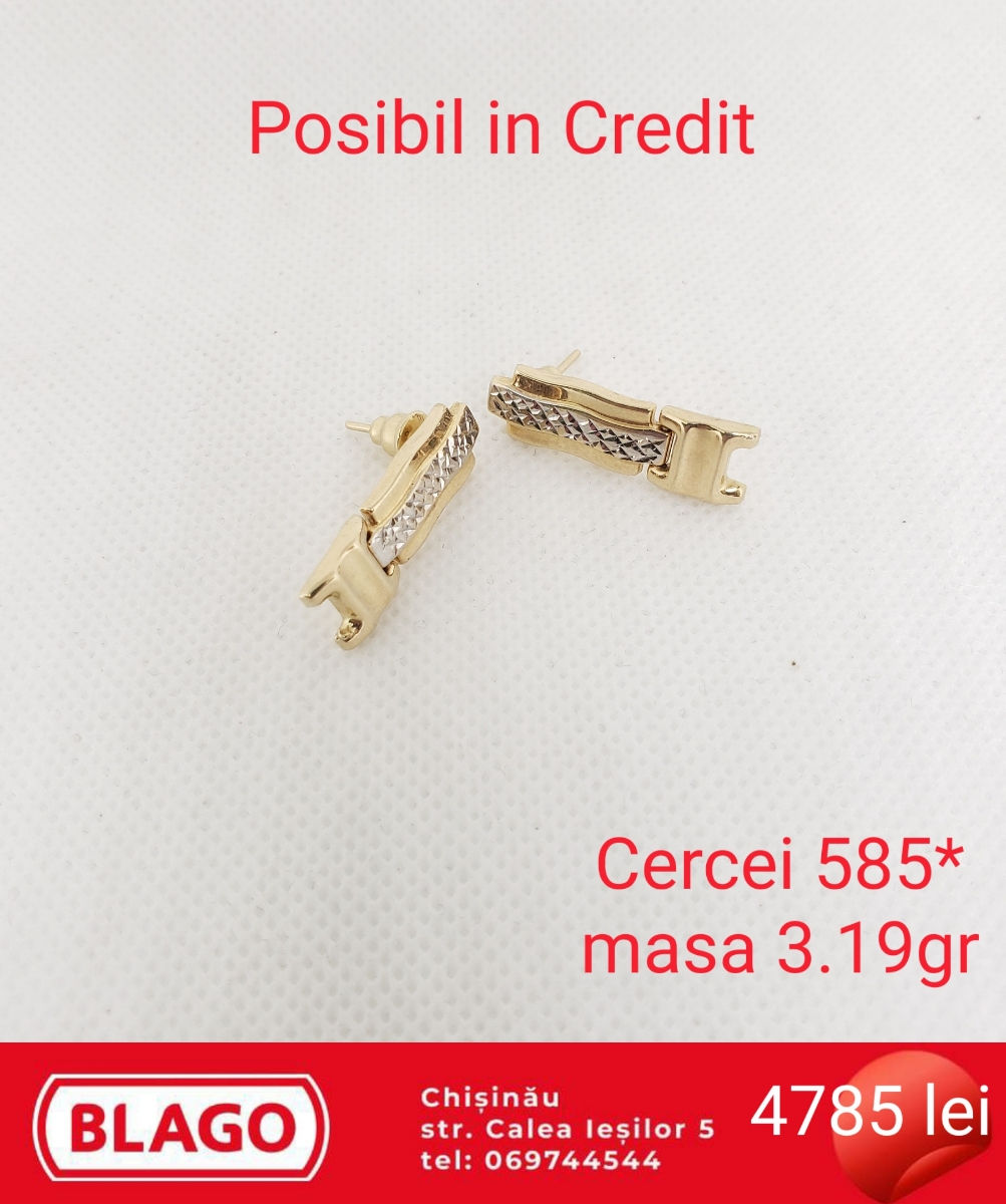 Cercei 585*/750* foto 2