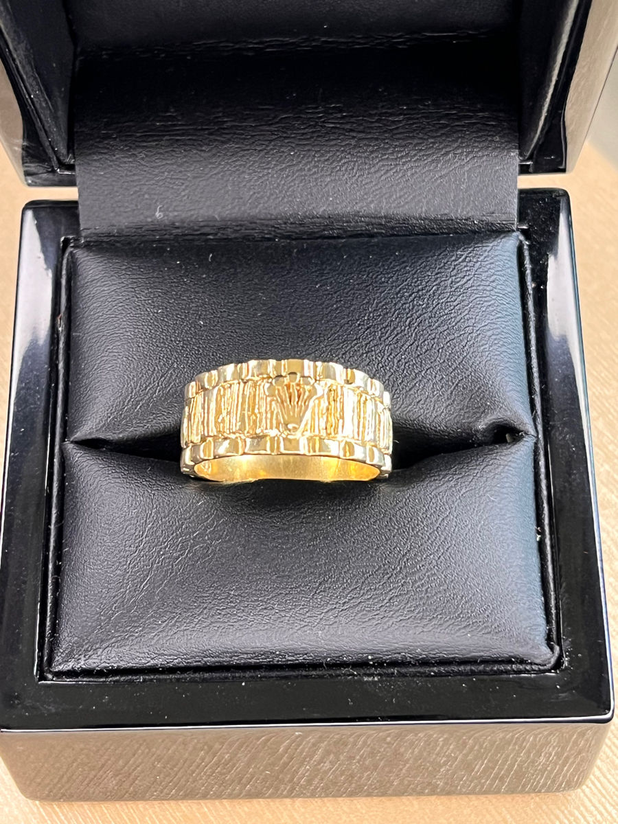 Мужской перстень кольцо 585 золото печатка 14Kt inel pentru bărbați 585 Aur Oro 750 18Kt  фото 7