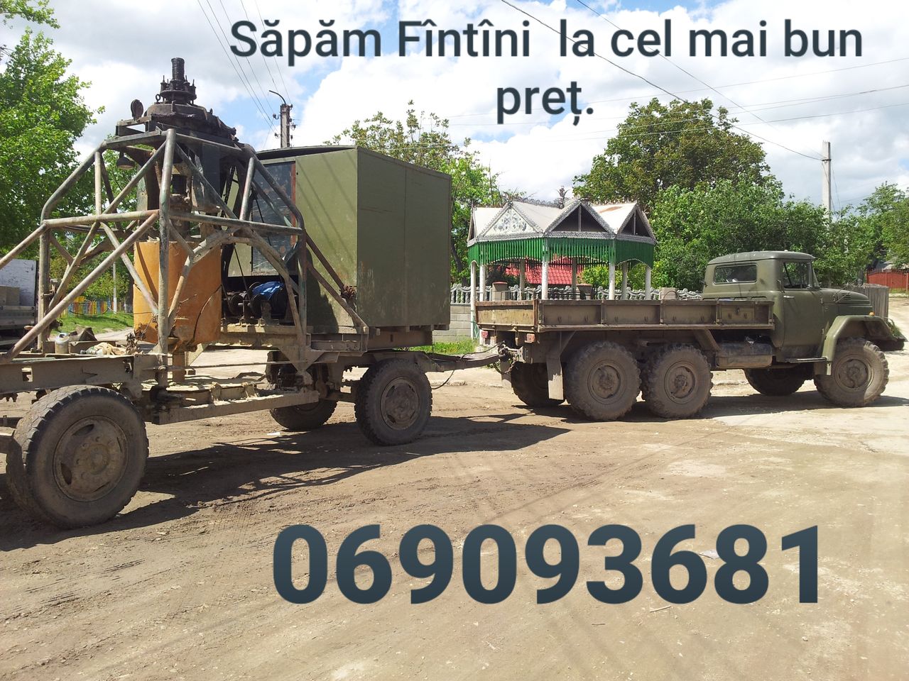 Săpăm  Fîntîni, curatim Fîntîni, săpăm canalizari , rapid si calitativ. foto 1