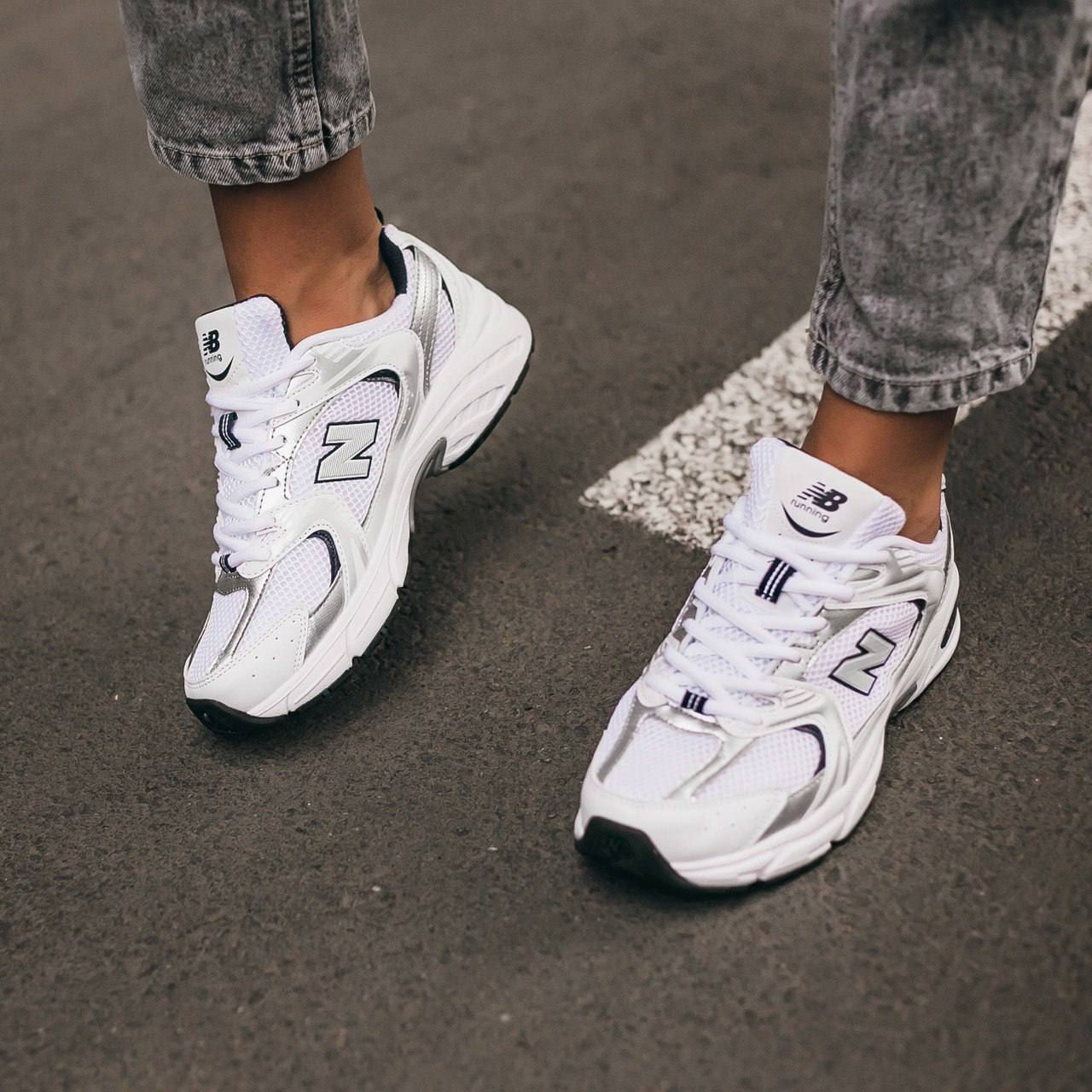 New Balance 530 white/silver unisex foto 7