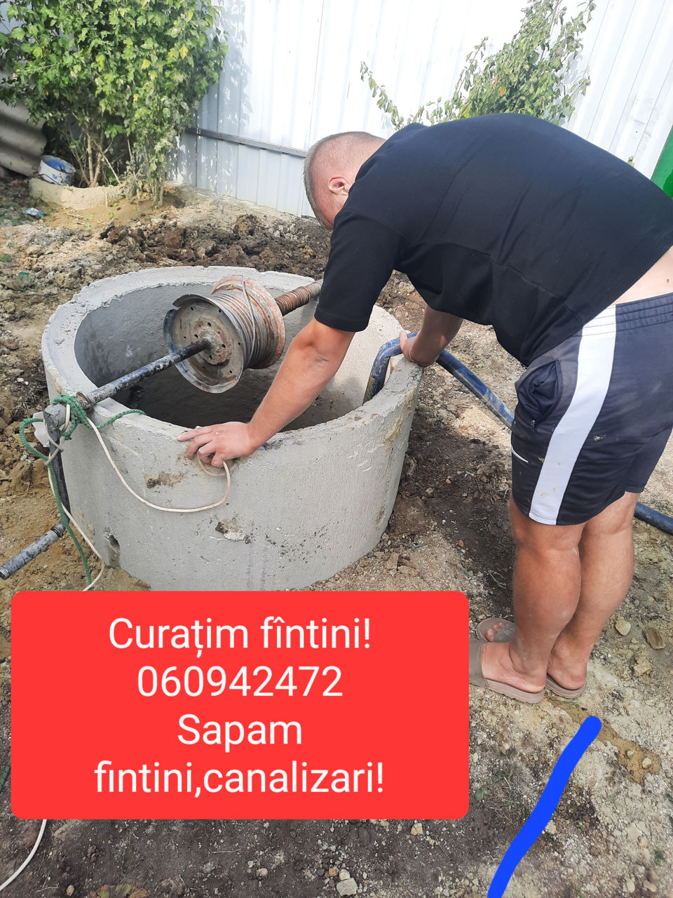 Curațirea fintini/чистим колодцы/sapam fintini lucram toata moldova foto 3