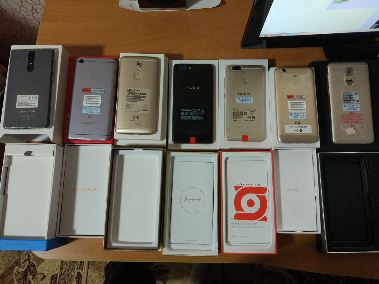 Продам новые телефоны ZTE Nubia Z17 Mini(4/64GB),ZTE Axon 7  Mini(3/32GB),Xiaomi Redmi Note 5A(3/32G)