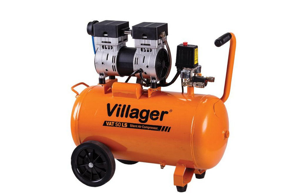 Compresor de aer Villager VAT 50 LS 750 W / Achitare 4-12 rate / Livrare / Calitate premium foto 0