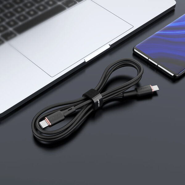 Acefast C2-03 Cablu De Date De Încărcare Din Silicon Din Aliaj De Zinc Usb-c La Usb-c foto 4