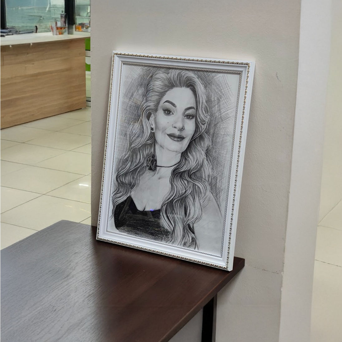 Portrete în creion simplu (grafit), orice format, cu ramă. Păstrează amintirile dragi! foto 0