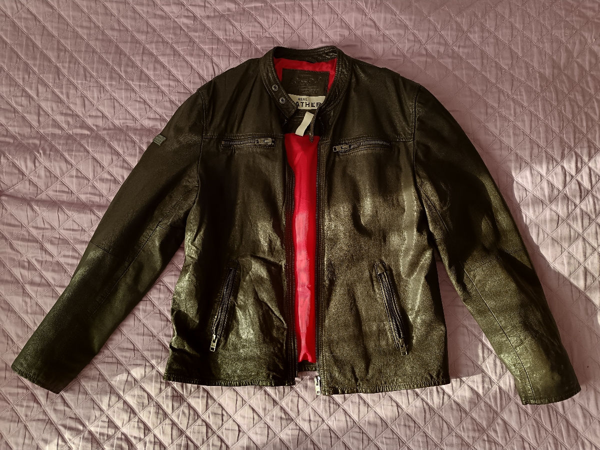 Geacă de piele bărbați, Brand: Superdry, XXL фото 3