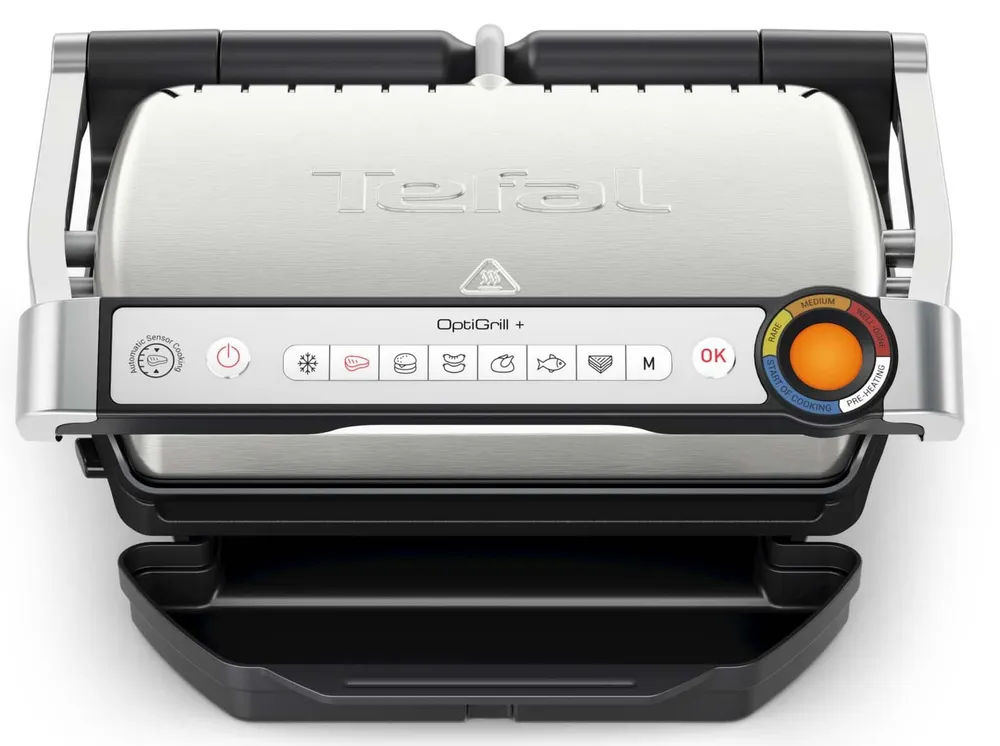 Gratar electric Tefal OptiGrill+ GC718D10, 2000W, 6 programe automate foto 0