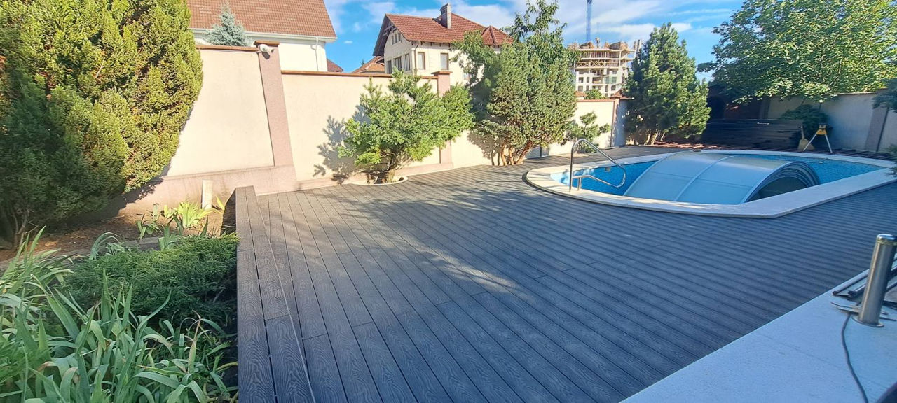 Pavarea pardosea terase, piscine cu decking WPC! Покрытие террас, бассейнов дэкинг ДПК! foto 1