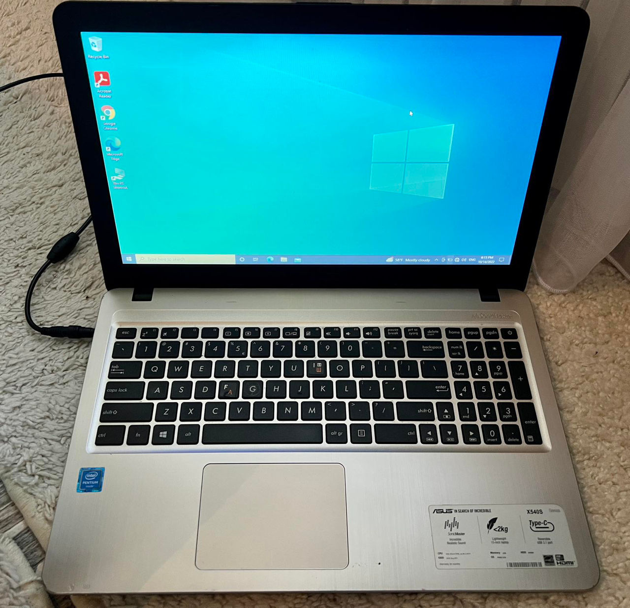 Четырехъядерный ASUS X540S(4Gb; 500Gb) = 2500 lei