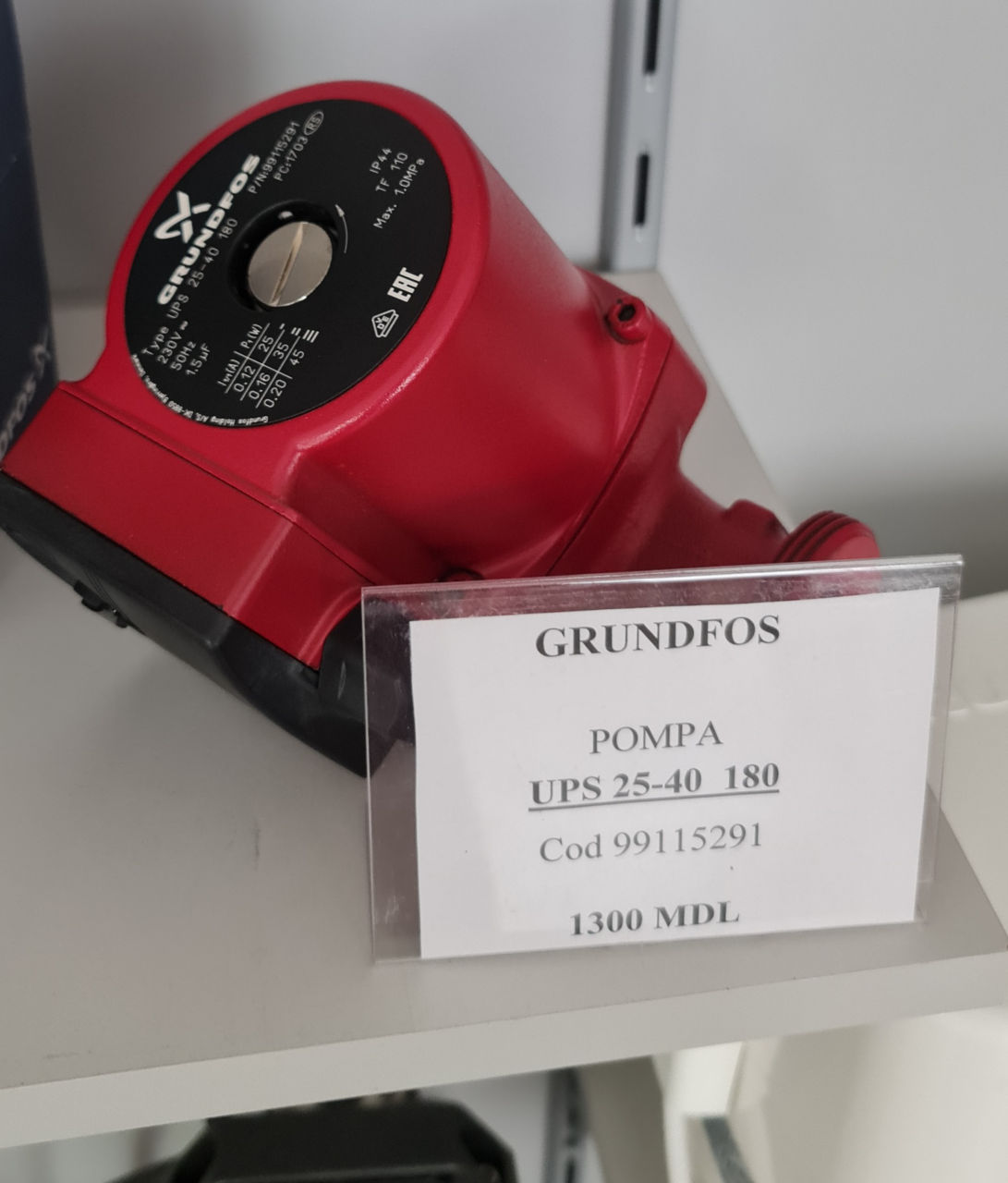 Pompe de circulatie / циркуляционный насос Grundfos UPS 25-40/60 foto 4