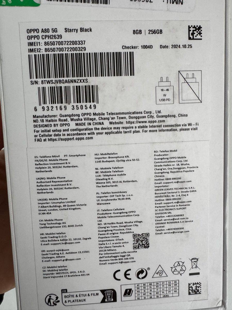 Samsung A80 5G 8/256GB nou sigilat  foto 2