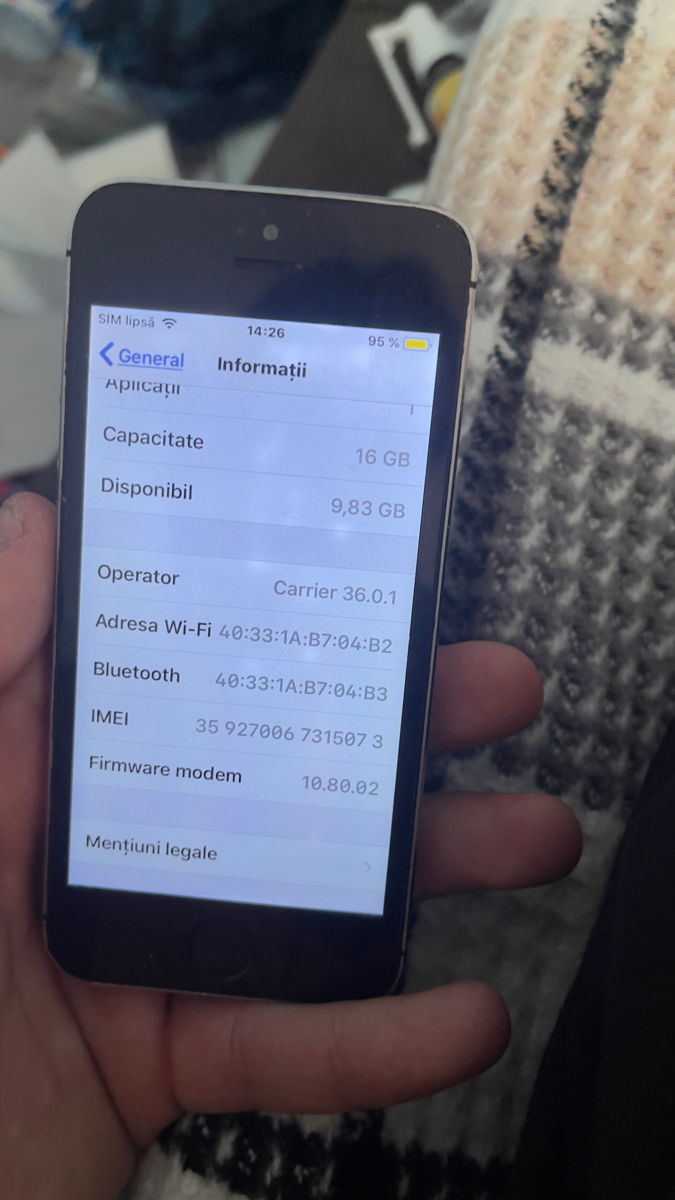 Vand iphone 5s 16GB foto 3